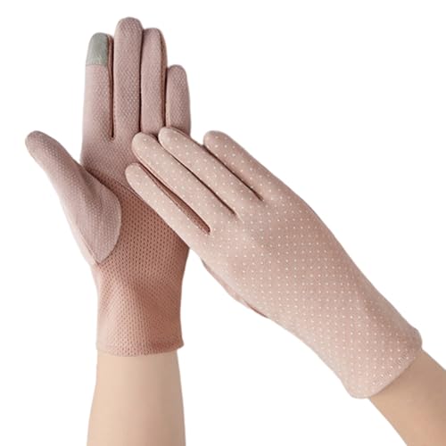 Yeory UV -Sonnenschutzhandschuhe Sonnencreme Vollfinger Handschuhe Fahrhandschuhe für Sommer im Freien 1Pair, Baumwollhandschuhe von Yeory
