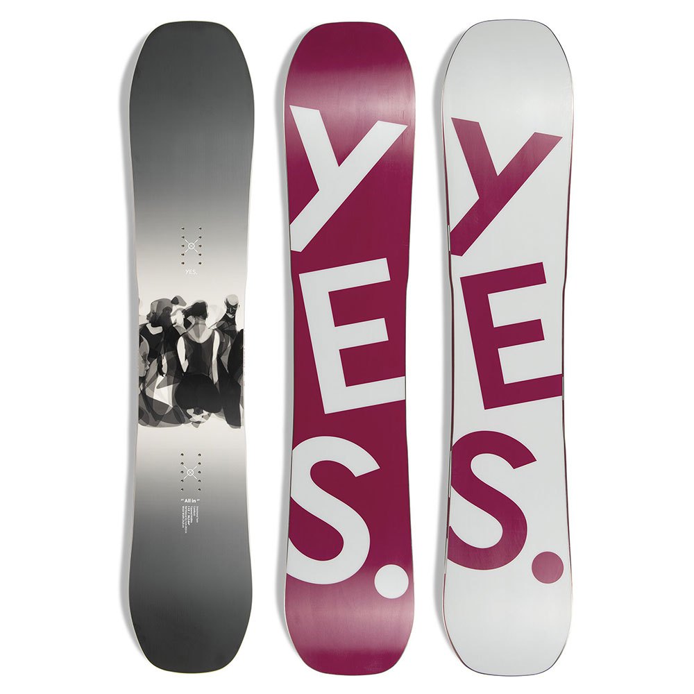 Yes. All-in Snowboard Rosa 154 von Yes.