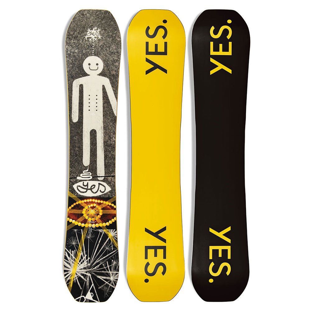 Yes. Dicey Snowboard Gelb 156 von Yes.