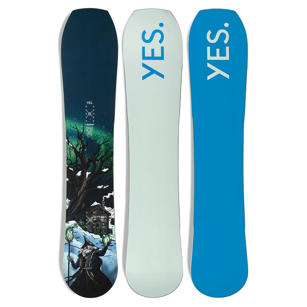 Yes. Hybrid Snowboard Blau 157 von Yes.