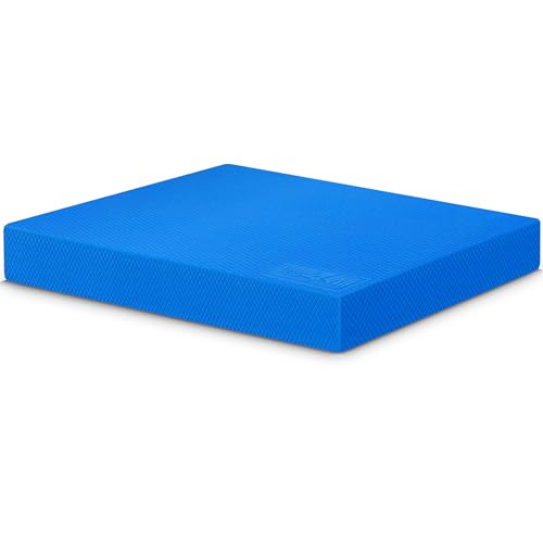 Yes4All BME4 Balance Pad L XL inkl, balance pad erwachsene für Stabilität; balance-pad für Fitness-Workout-Training Geeignet für zu Hause, Arbeit (Blau-XL) von Yes4All