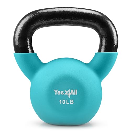 Yes4All Neopren beschichtet & Kettlebell Sets – Handgewichte für Home Gym & Hantel Hantelset Training 4,5 kg von Yes4All