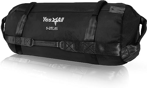 Yes4All QGZB Sandbag (Ultimative Tasche) – Schwarz – S, E (2kg-11kg), S von Yes4All