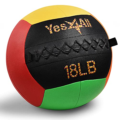 Yes4All Lebendiger Wandball/Wand-Medizinball für Ganzkörpertraining und Kraftübungen, 8,2 kg von Yes4All