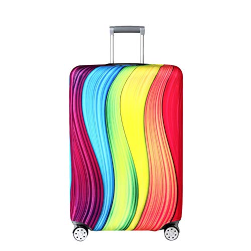 YiLianDaD Elastisch Kofferhülle Kofferschutzhülle Reisegepäck-Abdeckung Reisekoffer-Schutz Waschbarer Druck-Gepäcküberzug für 18-32 Zoll von YiLianDaD