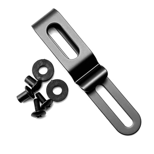 YiNLuax Kydex Clip, Edelstahl Clip für Kydex Scheide, Metall Kydex Gürtelclip, Kydex Holster Clip, Kydex Mantelclip, Taschenclip Kydex, Kydex Zubehör Kydex Werkzeug, Messer Clip Kydex von YiNLuax