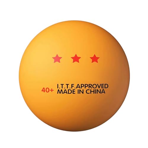 YiQinzcxg Tischtennisbälle, Ersatz-Pingpong-Ball, 3-Sterne-Standard-Tischtennisbälle für drinnen und draußen, Tischtennisball, Indoor-Sport, Wettkampfqualität, 10 Stück von YiQinzcxg