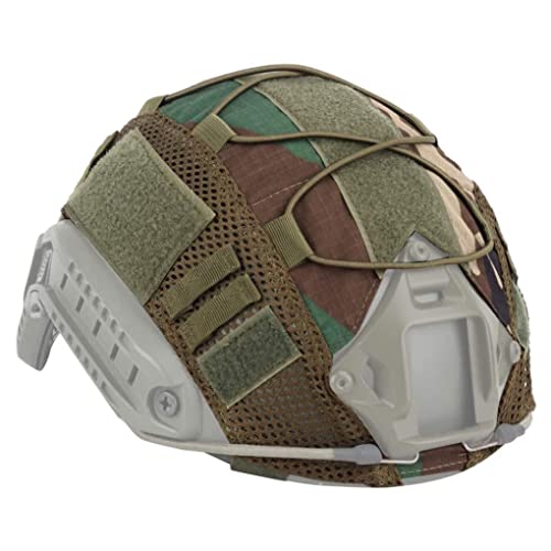 Helmabdeckungsnetz Helmabdeckungshelm -Helm -Helmzubehör für Outdoor Airsoft Paintball Gear Camouflage WL Type von Yililay