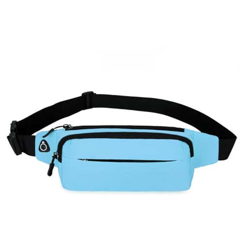 Bauchtasche Damen, Sport Wasserdicht Gurttasche, Bauchtasche für Outdoor Reisen Sport Wandern Joggen Hundespaziergänge (Color : Blue) von Yinova