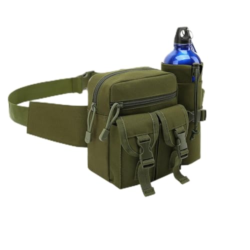 Gürteltasche, Wasserdicht & Verstellbar Brusttasche, Bauchtasche für Wandern Training im Freien (Color : Khaki, Size : One Size) von Yinova