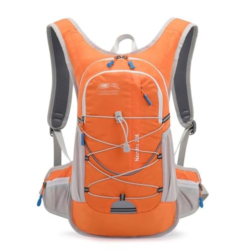 Trinkrucksack Fahrradrucksack, Professional Running Hydration Vest Pack, Hydration Rucksack für Wandern Trailrunning Radfahren Joggen(Color:Orange) von Yinova