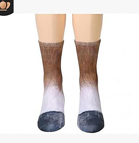 Yinuoday Erwachsene Kinder 3D Tierpfote Katze Tiger Füße Drucken Fußmannschaft Socken Elastische Strumpfwaren von Yinuoday