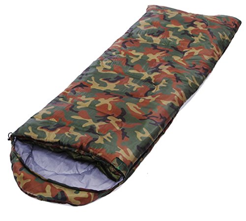 Yiyida Schlafsack, Ultraleicht Mit tragbare Tasche Reiseschlafsack Sommerschlafsack leicht Camping Deckenschlafsack,Camouflage 2 von Yiyida