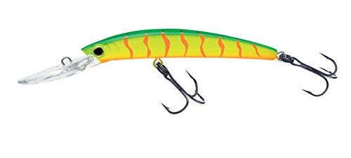 Yo-Zuri Crystal Minnow Deep Diver Walleye Schwimmköder, 14 cm, Hot Tiger von Yo-Zuri