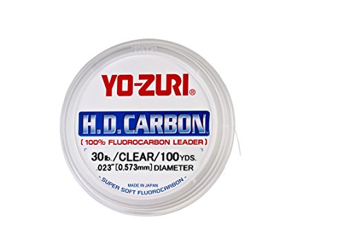 Yo-Zuri H D Carbon Fluorocarbon Leader, durchsichtig, 100-Pound/30-Yard von Yo-Zuri