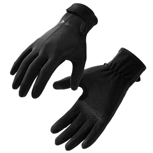 YoGaes Tauchhandschuhe Tauch-Schnorchel-Handschuhe, tragbare Paddel-Surf-Handschuhe, leicht, Kratzfest, rutschfest, Bequeme Wassersportausrüstung Neoprenhandschuhe (Color : Noir, Größe : XL) von YoGaes