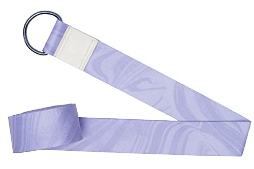 Yoga Design Lab Yogagurt 240 cm | Extra Langer, bunter Yoga Gurt, umweltfreundlich | Für eine intensivere Dehnung bei Gymnastikübungen (Lavender) von Yoga Design Lab