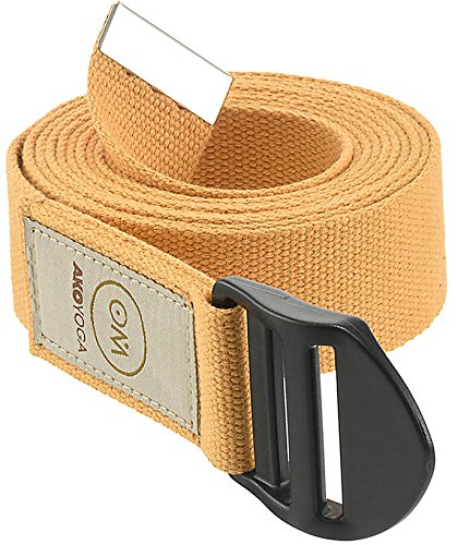 Yoga Gurt Orange Baumwolle Hilfsmittel Band Strap optimale Körperhaltung von Yoga Gurt