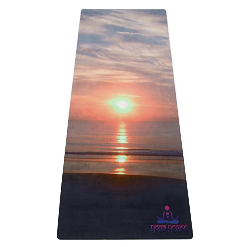 Yoga Yogee Unisex Combo Yogamatte Sunrise 180 x 60 cm von Yoga Yogee