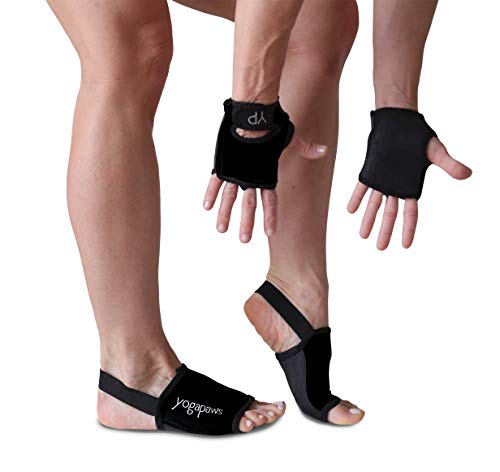 YogaPaws SkinThin rutschfeste Yoga-Handschuhe und Yoga-Socken für Damen und Herren, für Yoga, Hot Yoga, Crossfit, Radfahren, für schweißtreibende Hände und Füße von YogaPaws
