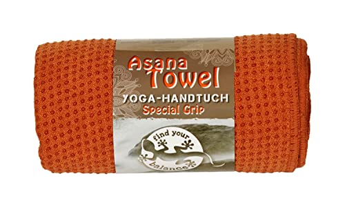 Yogabox Asana Towel Yoga - Handtuch Premium, orange von Yogabox