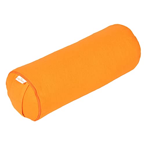 Yogabox Yoga Mini Bolster/Nackenrolle Basic, orange von Yogabox