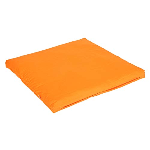 Yogabox Ersatzbezug für Meditationsunterlage Basic 80x80 cm, orange von Yogabox