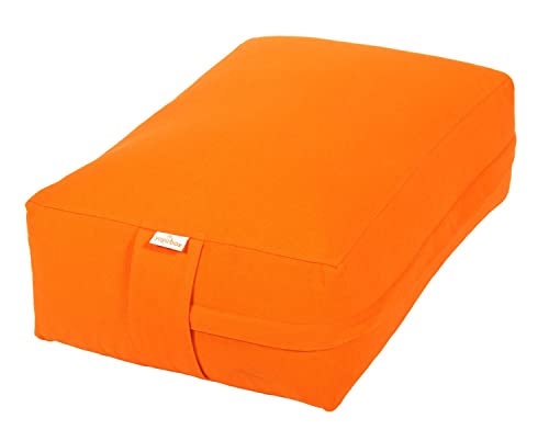 Yogabox VIPASSANA Kissen XL, orange von Yogabox