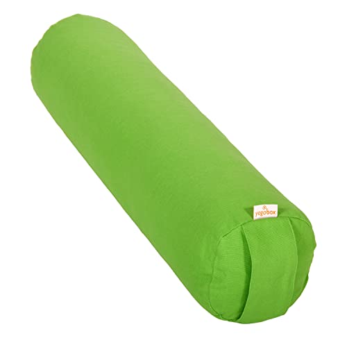 Yogabox Yoga und Pilates Bolster/Yogarolle Basic small, apfelgrün von Yogabox