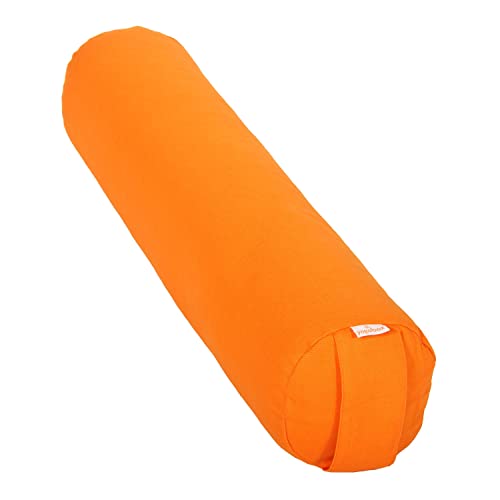 Yogabox Yoga und Pilates Bolster/Yogarolle Basic small, orange von Yogabox