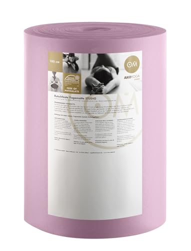 Yogabox Yogamatte 20 m Rolle - Breite 80 cm - Stärke 4.5 mm, rosa von Yogabox