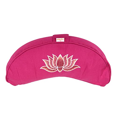 Yogabox Yogakissen Halbmond Basic Lotus Stick Multicolor, Magenta von Yogabox