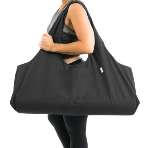 Yogiii Große Yogamatte Tasche | Die Originale YogiiiTotePRO | Große Yogatasche für Matte und Zubehör mit Seitentasche | Passend für die meisten Mattengrößen von Yogiii