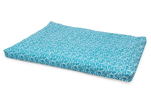 Yogishop Futon - Vintage - Turquoise - 90 x 75 cm 90 x 75 x 8 cm von Yogishop