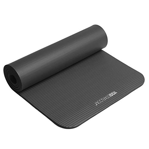 Yogistar Fitnessmatte gym Fitness-/gymnastikmatte, black, 10 mm von Yogistar