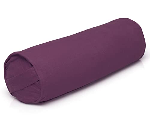 Yogistar Yoga-Bolster Yin - Basic - Rund Violett von Yogistar