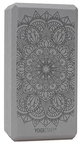 Yogistar Yogablock Yogiblock® Basic - Art Collection - Lotus Mandala - Graphite von Yogistar