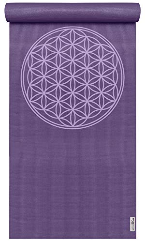 Yogamatte Yogimat® Basic - Flower Of Life Violett Yogistar von Yogistar