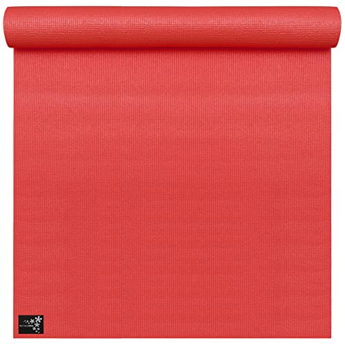 Yogistar Yogamatte Basic XXL - rutschfest und sehr gross - Fire Red von Yogistar