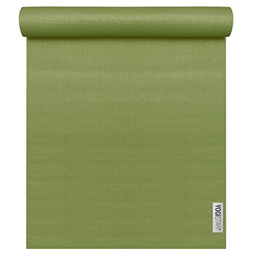 Yogistar Yogamatte Basic - rutschfest - Olive von Yogistar