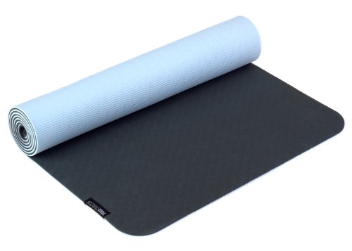 Yogistar Unisex Yogamatte Pro Yogamatte, Grau Blau, 183.0 x 61.0 x 0.5 cm von Yogistar