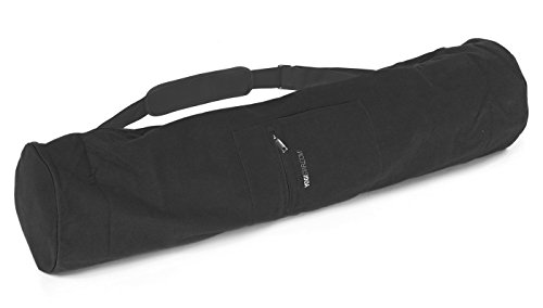 Yogistar Yogatasche Yogibag® Basic - Zip - Extra Big - Cotton - 109 cm Schwarz von Yogistar
