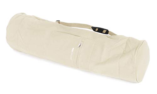 Yogistar Yogatasche Yogibag® Basic - Zip - Extra Big - Cotton - 80 cm Weiß von Yogistar