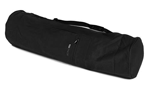 Yogistar Yogatasche Yogibag® Basic - Zip - Extra Big - Cotton - 80 cm Schwarz von Yogistar
