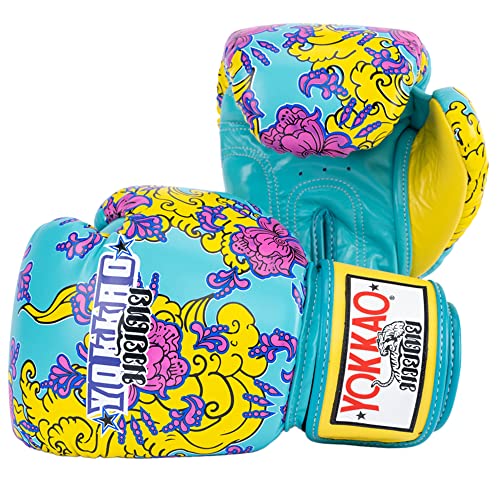 YOKKAO Design Breathable Muay Thai Boxing Glove-Hawaiian Island-12oz von Yokkao