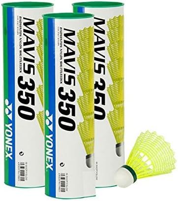 Yonex Mavis 350 Badmintonball gelb 5X6=30 Stück Nylonshuttle Farbe: Green/Slow von YONEX