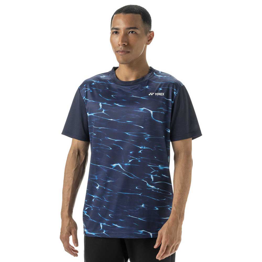 Yonex 16639ex Short Sleeve T-shirt Blau M Mann von Yonex