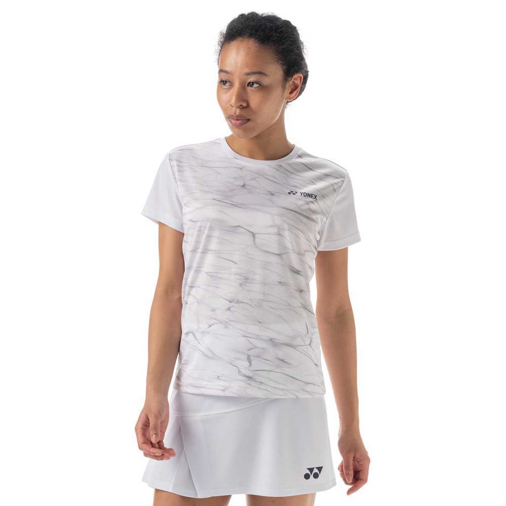 Yonex 16640ex Short Sleeve T-shirt Weiß L Frau von Yonex