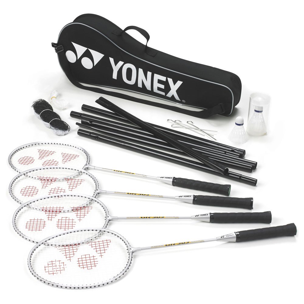 Yonex 4 Player Badminton Set Silber von Yonex