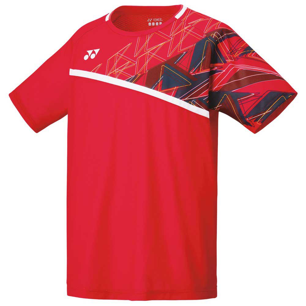 Yonex Crew Neck Short Sleeve T-shirt Rot L Mann von Yonex